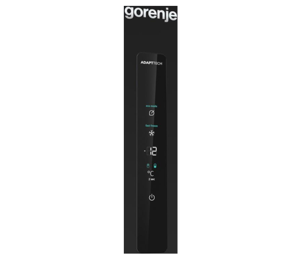 Lodówka Gorenje NRK6192ABK4 Slot-In No Frost 185cm Czarna AdaptTech KitchenFit 300L - 1019331 - zdjęcie 6